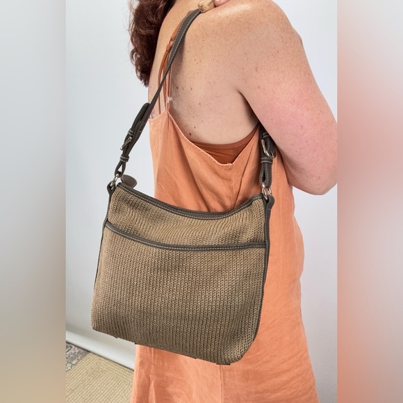 THE SAK Brown crochet Lumi shoulder hobo Bag - Picture 10 of 12